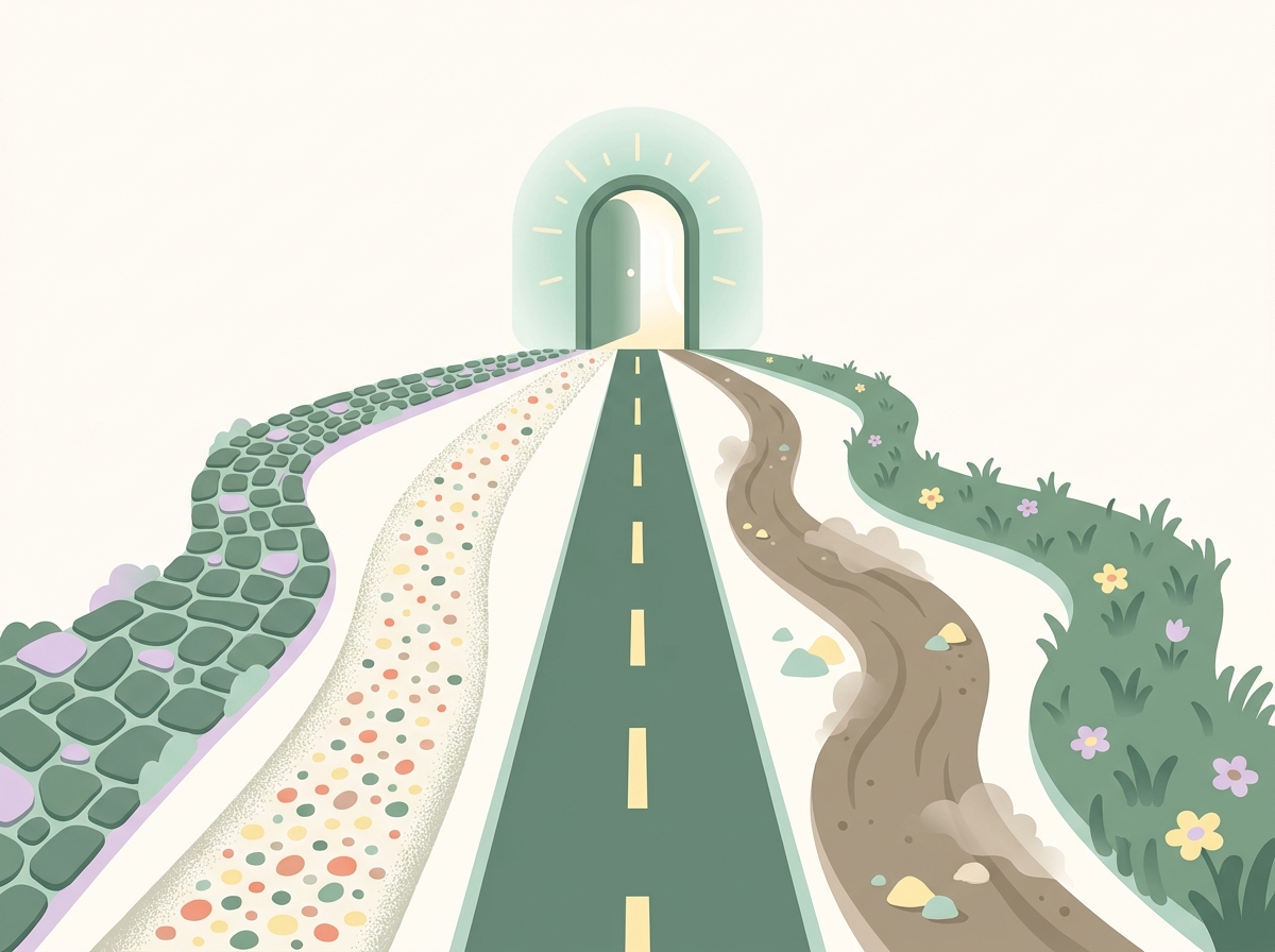 Comparing freelance platforms as distinct paths leading to the same destination