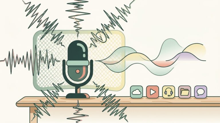 Microphone filtering noisy sound waves before reaching video call apps