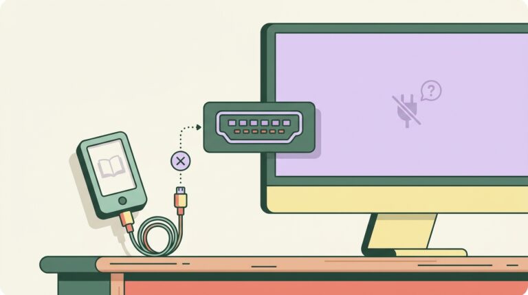 Small e-reader next to a large monitor illustrating the XTEINK X4 Pro size and capability mismatch