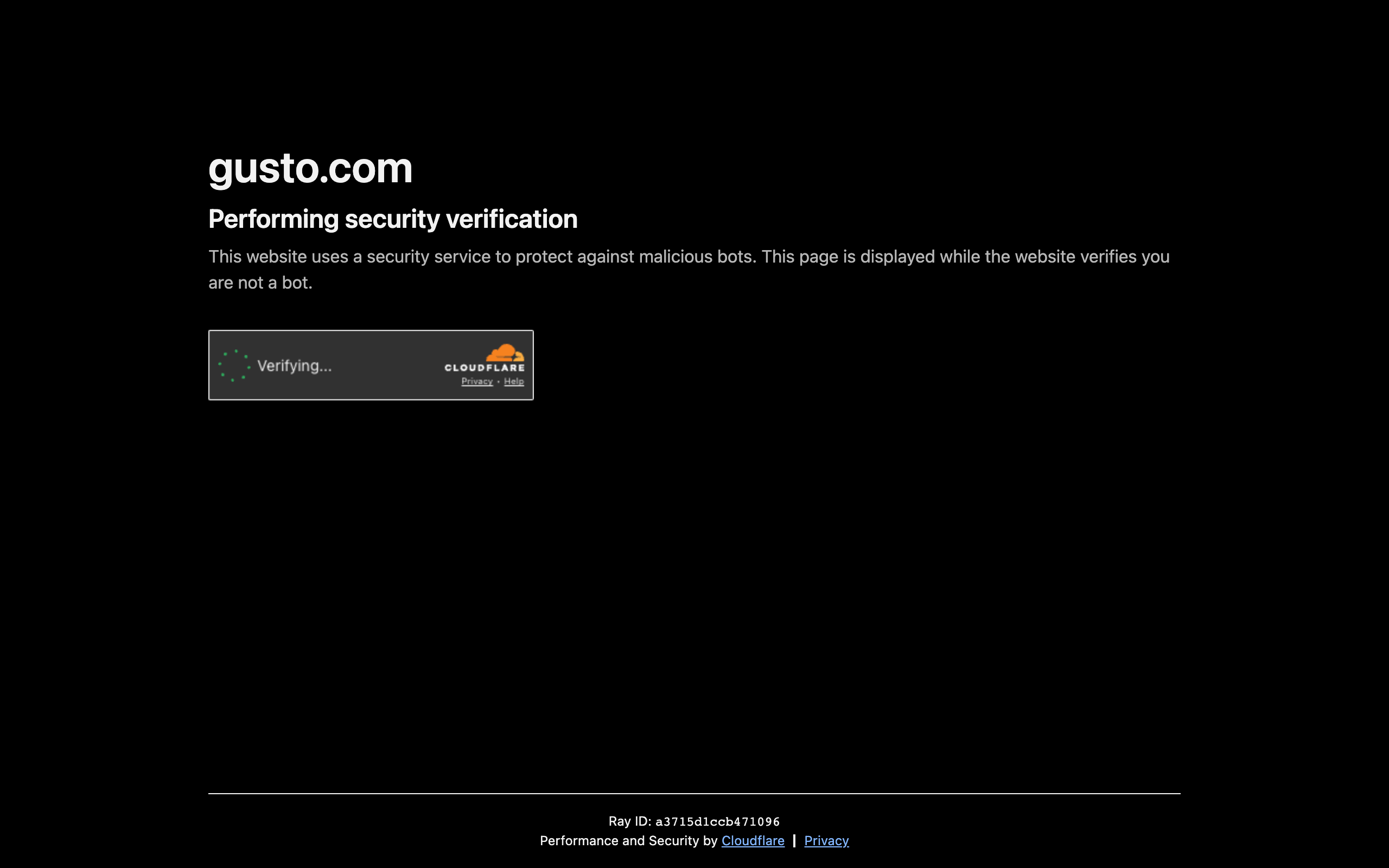 Gusto payroll software homepage screenshot